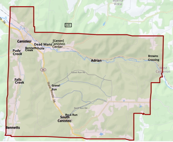 Canisteo Boundry Map
