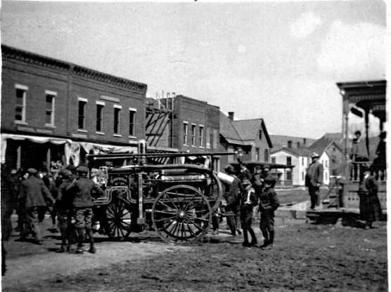 Savona Engine and Hose Co Hand Engine 1906